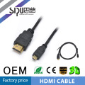 SIPU 10m cabo Micro HDMI macho/macho, HD suporte cabo HDMI 1080p